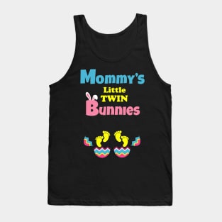 Easter Expecting Mom Twins Pregnancy Announcement Gift Tank Top